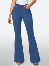 IUGA FlexDenim™ High Waisted Stretchy Pull On Flare Jeans - My Store