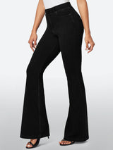 IUGA FlexDenim™ High Waisted Stretchy Pull On Flare Jeans - My Store