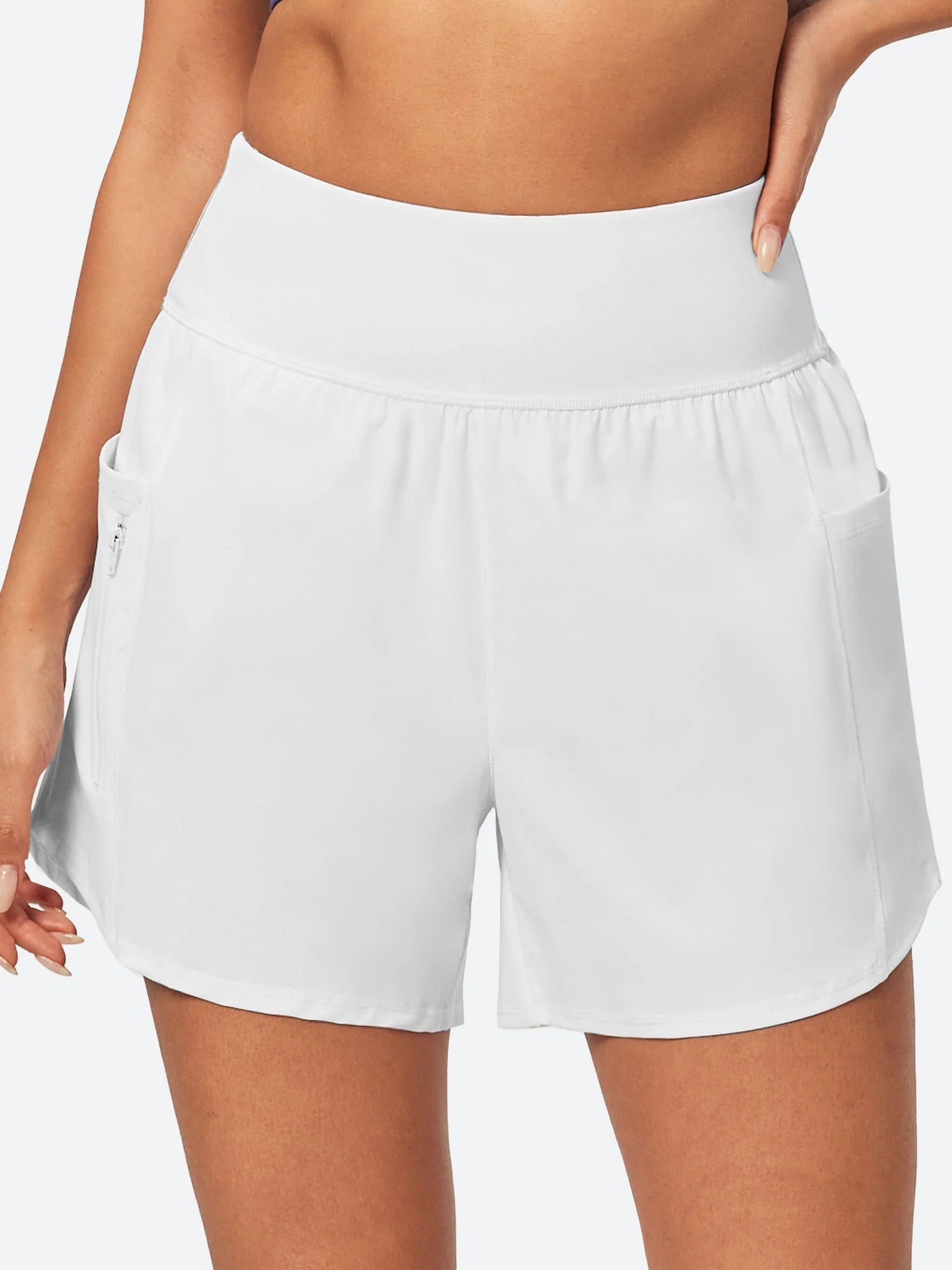 IUGA 5'' High Waisted Quick Dry UPF 50+ Swim Board Shorts - IUGA