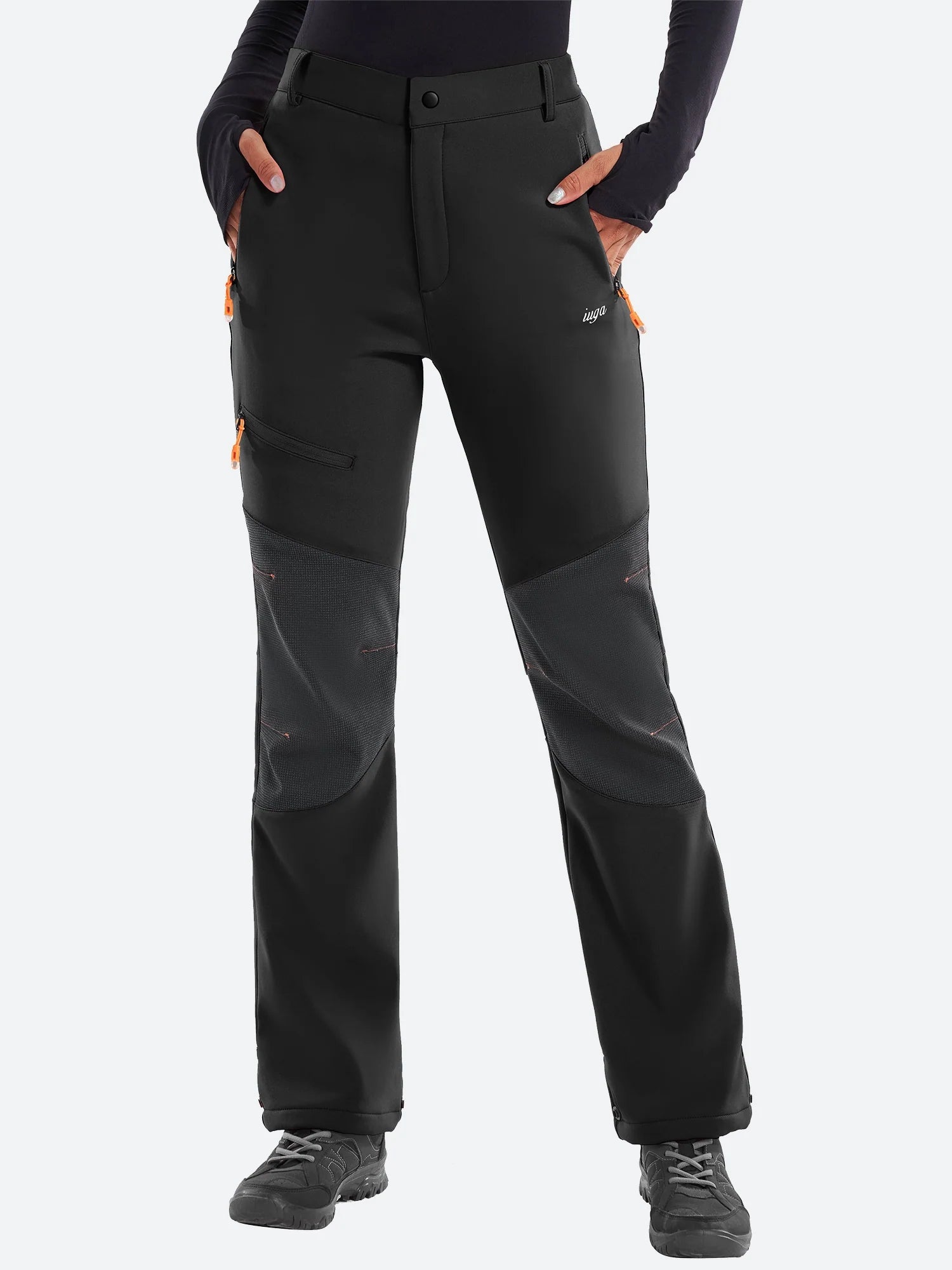 IUGA Waterproof Insulated Softshell Winter Fleece Lined Snow Pants - My Store