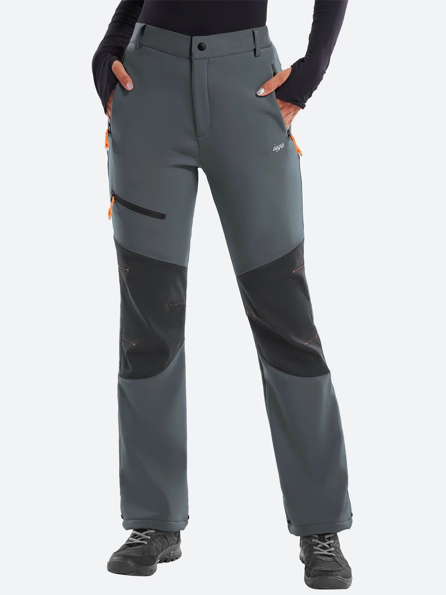 IUGA Waterproof Insulated Softshell Winter Fleece Lined Snow Pants - My Store