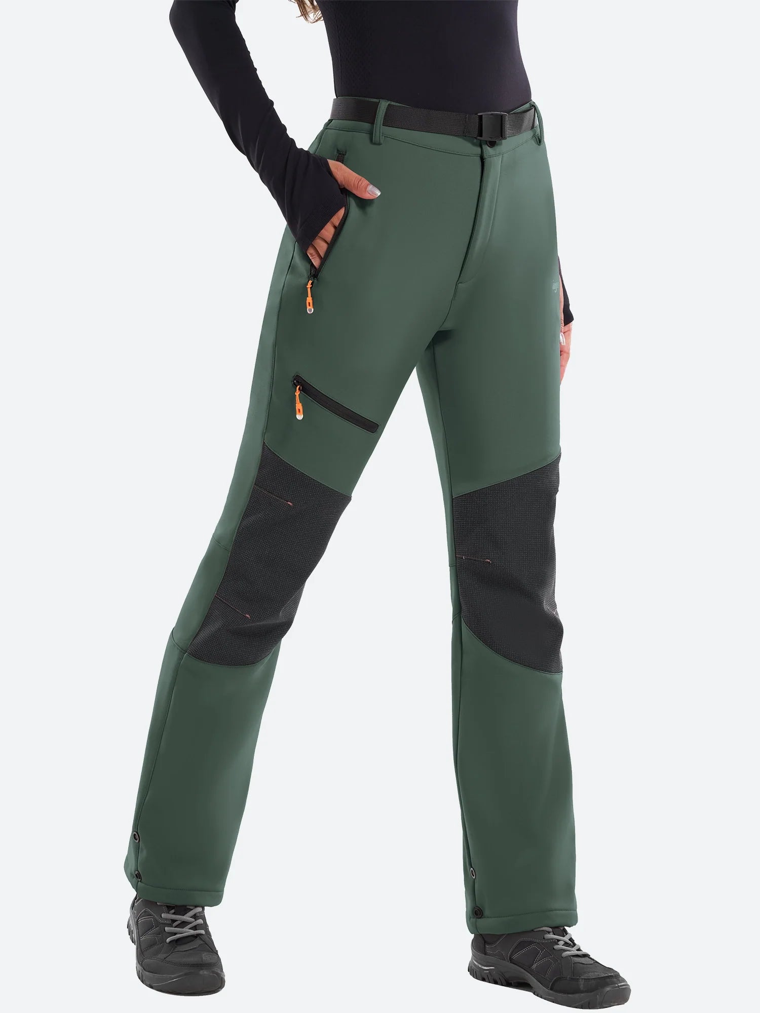 IUGA Waterproof Insulated Softshell Winter Fleece Lined Snow Pants - My Store