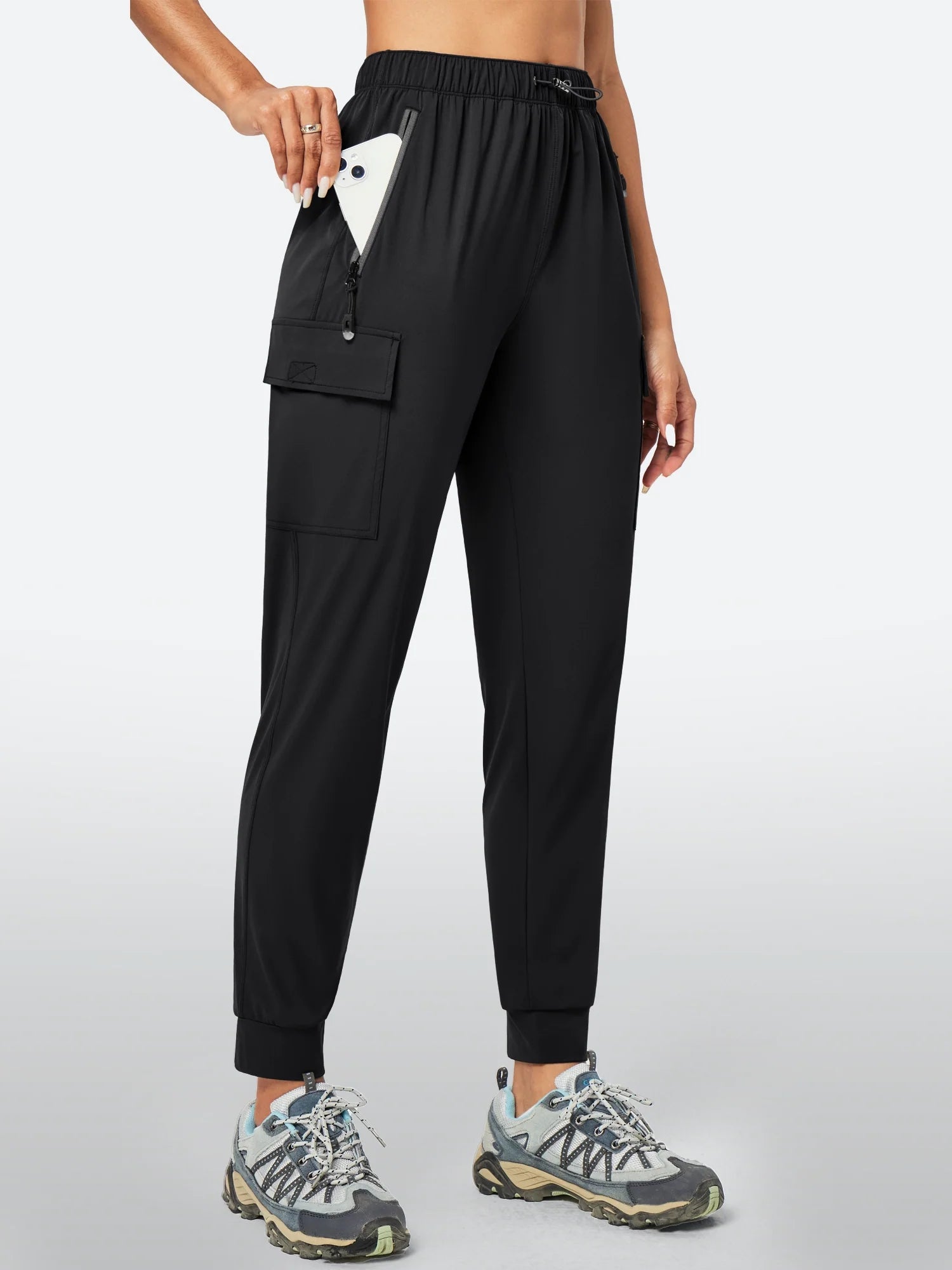IUGA UPF50+ Quick Dry Hiking Cargo Joggers With Pockets - IUGA