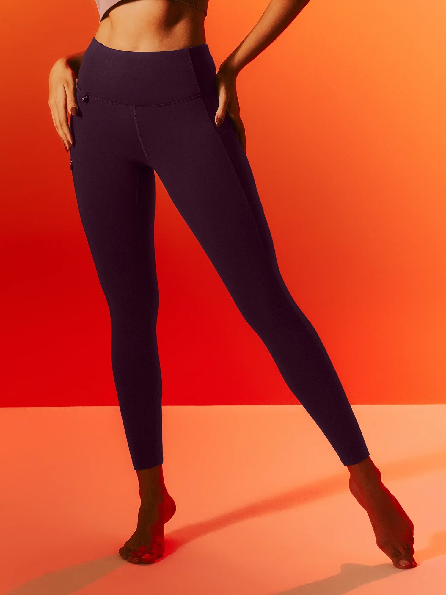 IUGA HeatLab® Fleece Lined Water Resistant Leggings with Pockets - IUGA