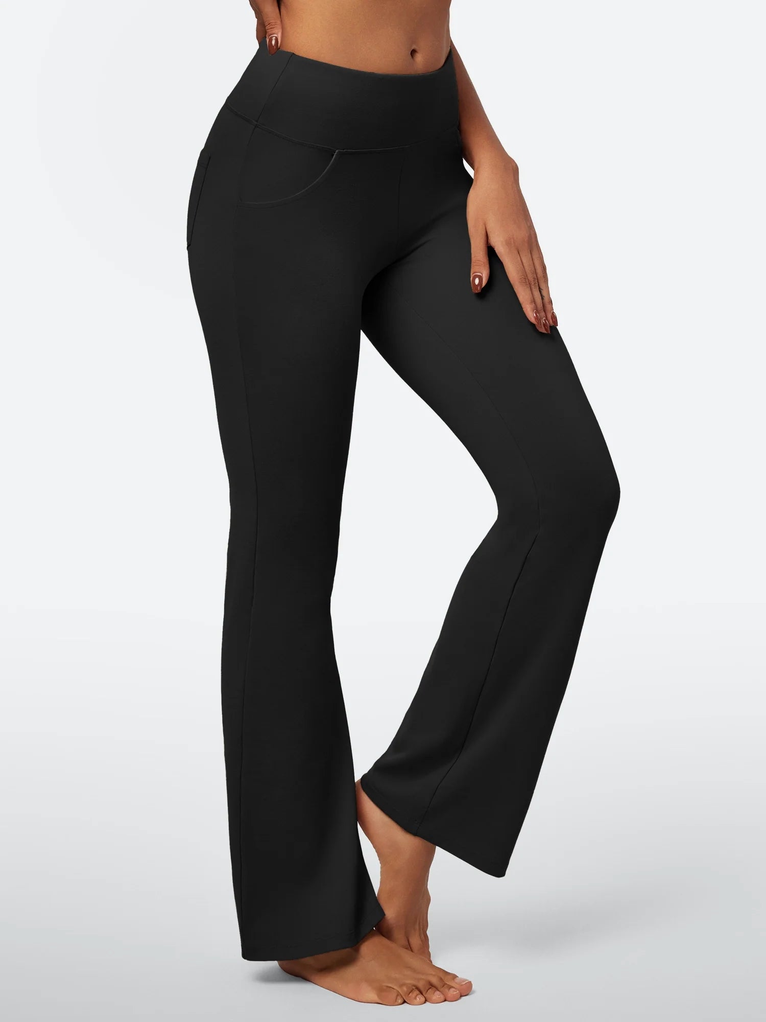 IUGA High Waisted Bootcut Yoga Pants With 4 Pockets - IUGA