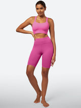 IUGA SilkFeel™ High Waist Biker Shorts with Inner Pocket - My Store