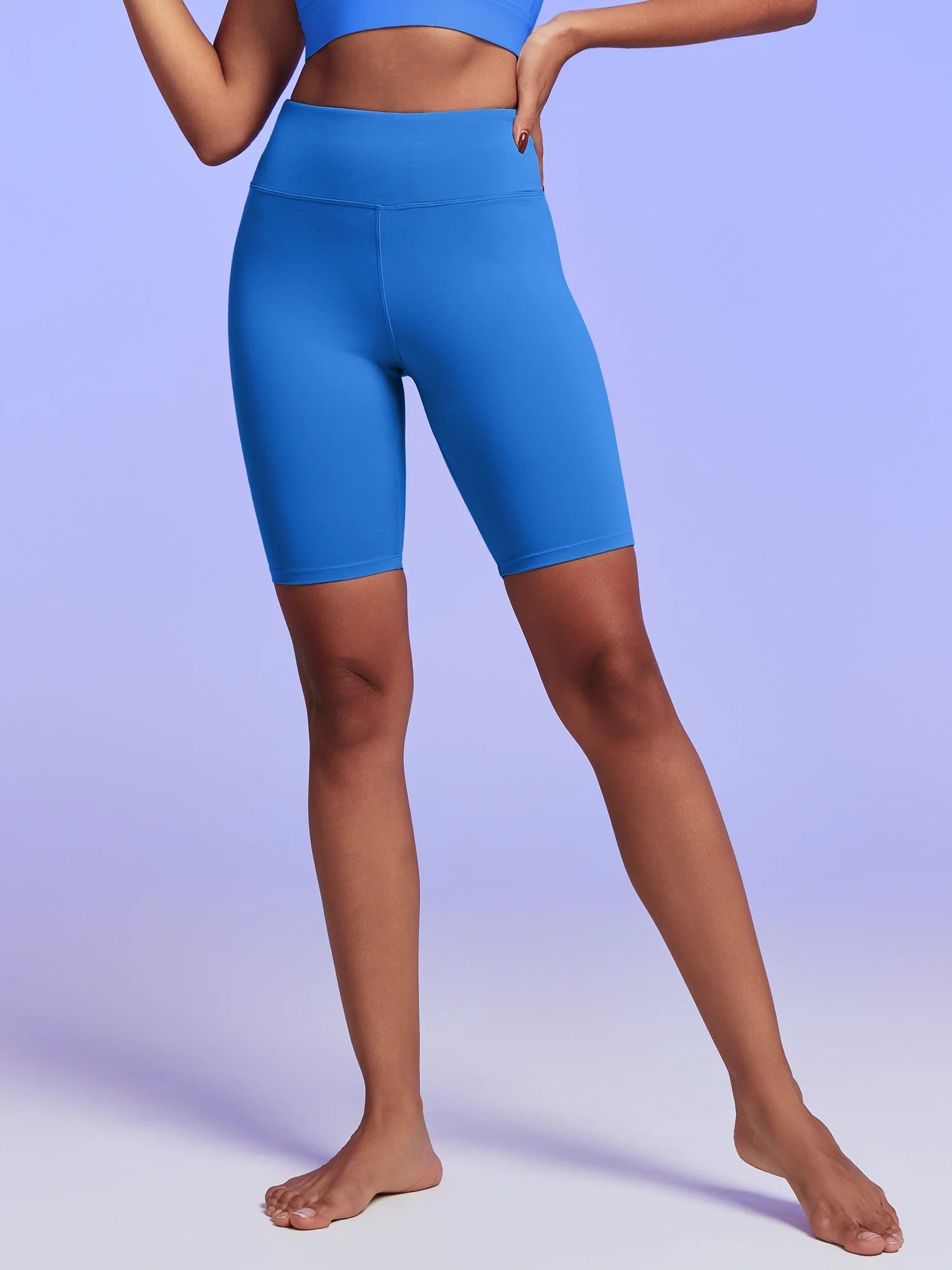 IUGA SilkFeel™ High Waist Biker Shorts with Inner Pocket - My Store