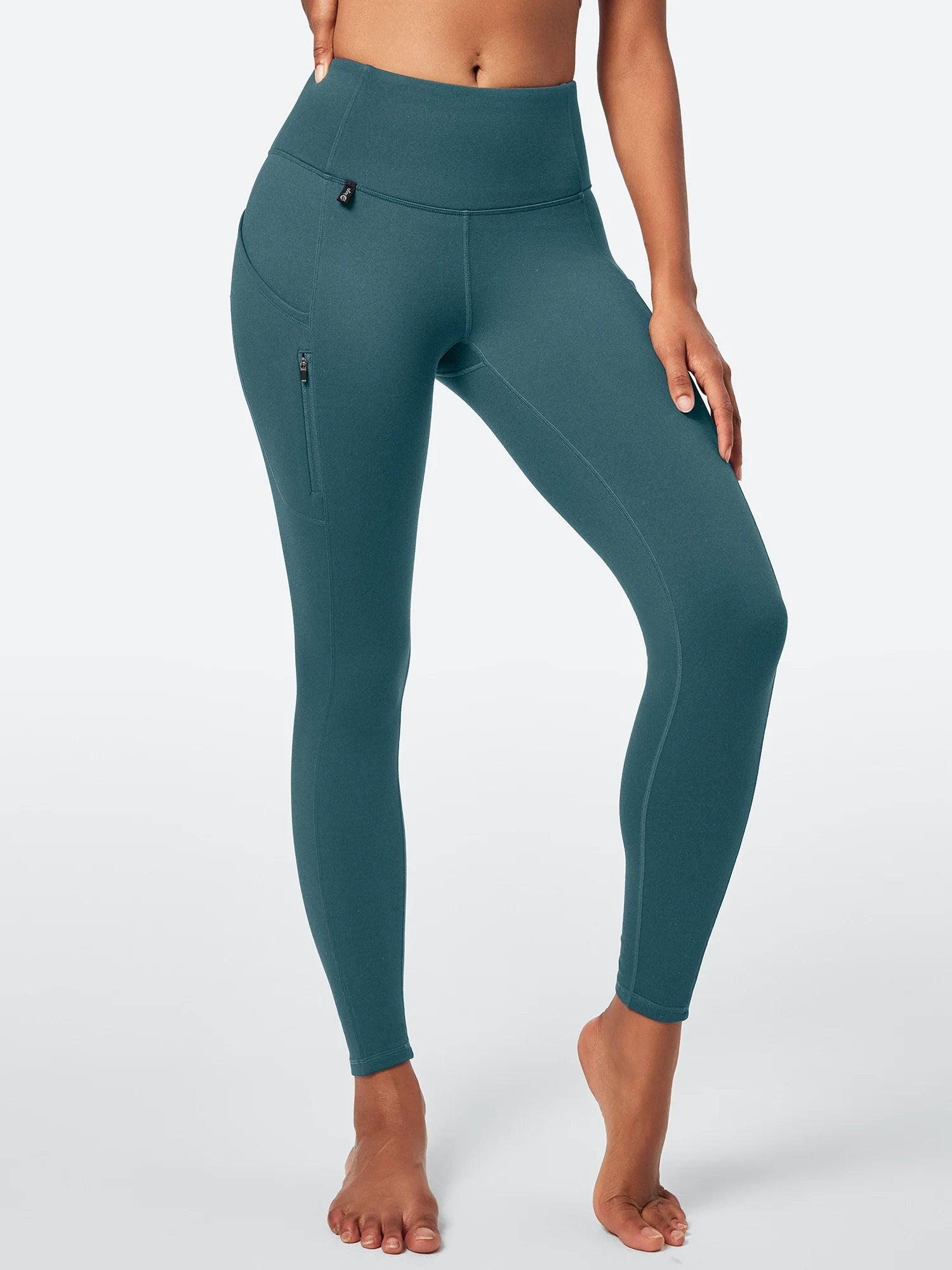 IUGA HeatLab® Fleece Lined Water Resistant Leggings with Pockets - My Store