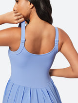 IUGA Easy Peezy Pleated Athletic Dress With Built-in Shorts - IUGA