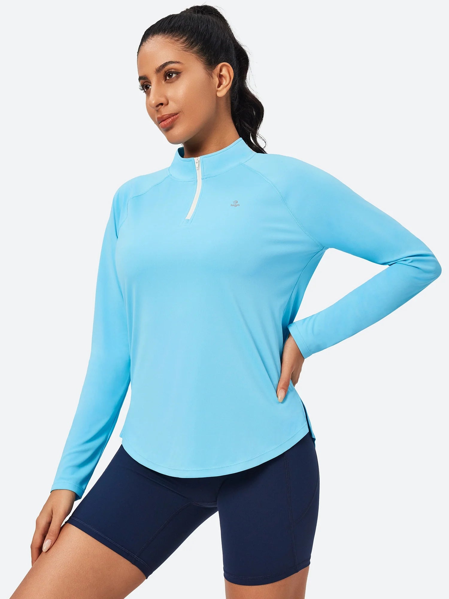 IUGA UPF 50+ Quarter Zip Long Sleeve Rash Guard - My Store