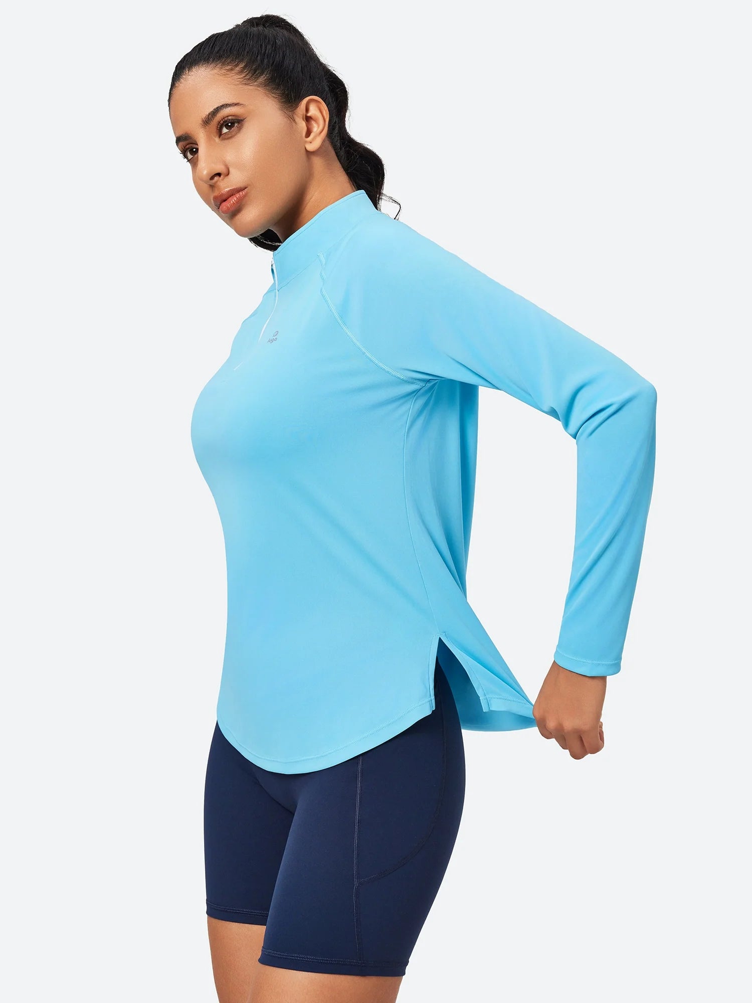 IUGA UPF 50+ Quarter Zip Long Sleeve Rash Guard - My Store