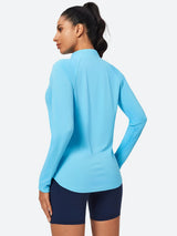 IUGA UPF 50+ Quarter Zip Long Sleeve Rash Guard - My Store