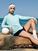 IUGA UPF 50+ Quarter Zip Long Sleeve Rash Guard - My Store