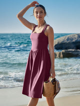 IUGA Flowy Sundresses With Built in Shorts & Bra & Pockets - My Store
