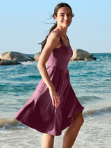 IUGA Flowy Sundresses With Built in Shorts & Bra & Pockets - My Store