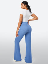 IUGA FlexDenim™ High Waisted Stretchy Pull On Flare Jeans - My Store