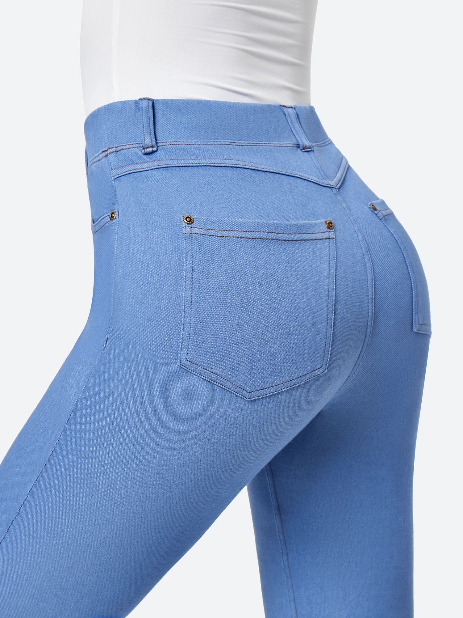 IUGA FlexDenim™ High Waisted Stretchy Pull On Flare Jeans - My Store