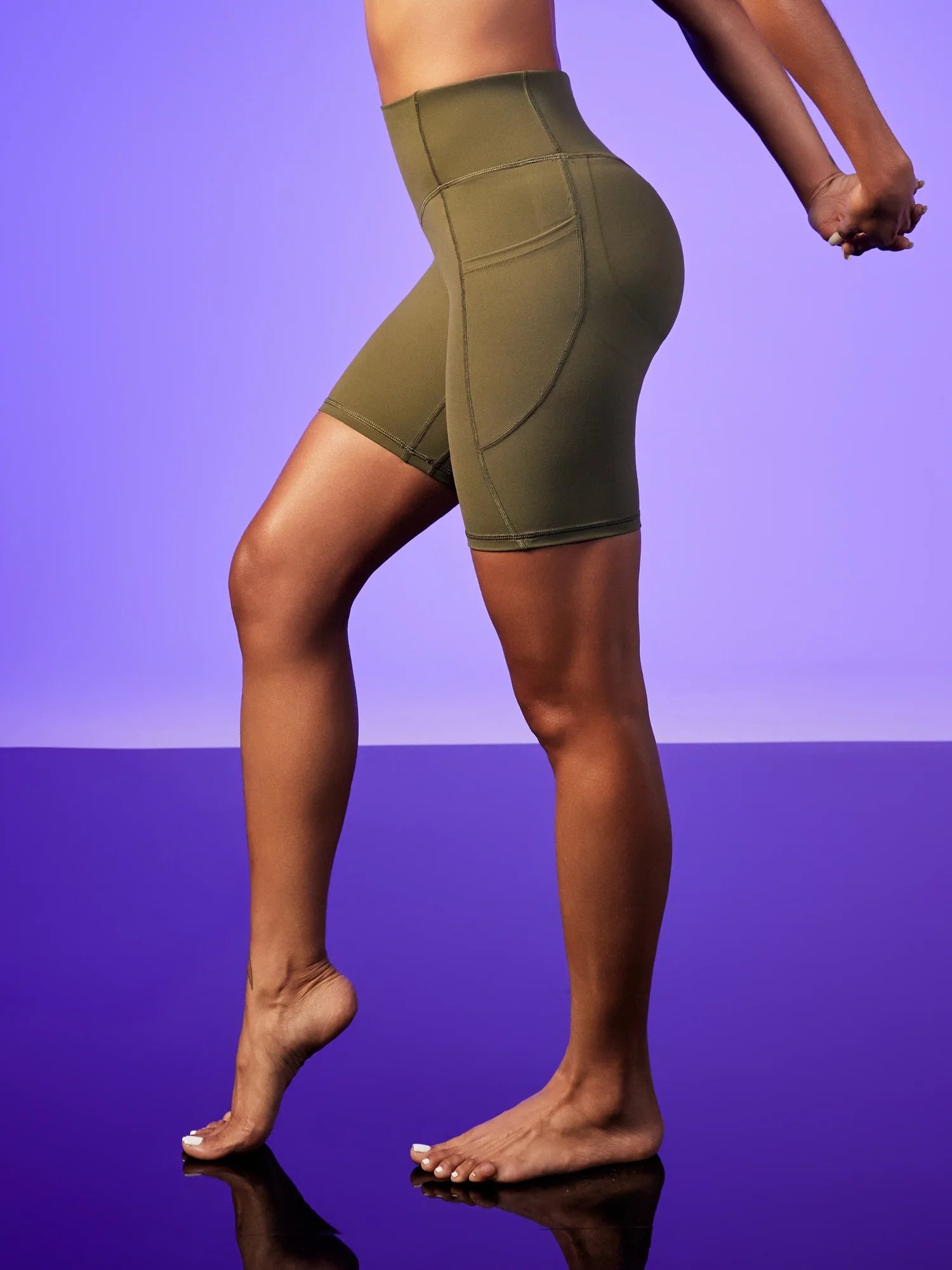 IUGA PowerTight™ Scrunch Butt Lifting Seamless Shorts 6'' - My Store