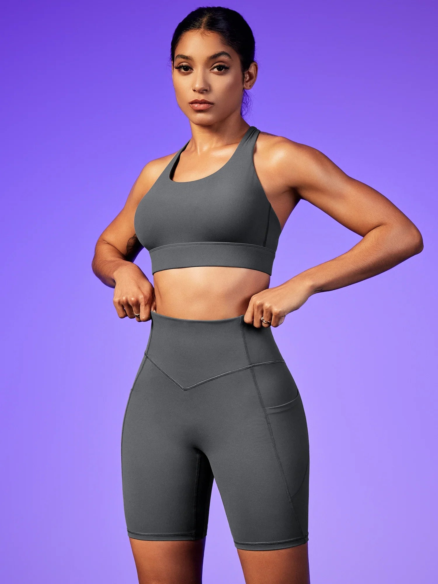 IUGA PowerTight™ Scrunch Butt Lifting Seamless Shorts 6'' - My Store