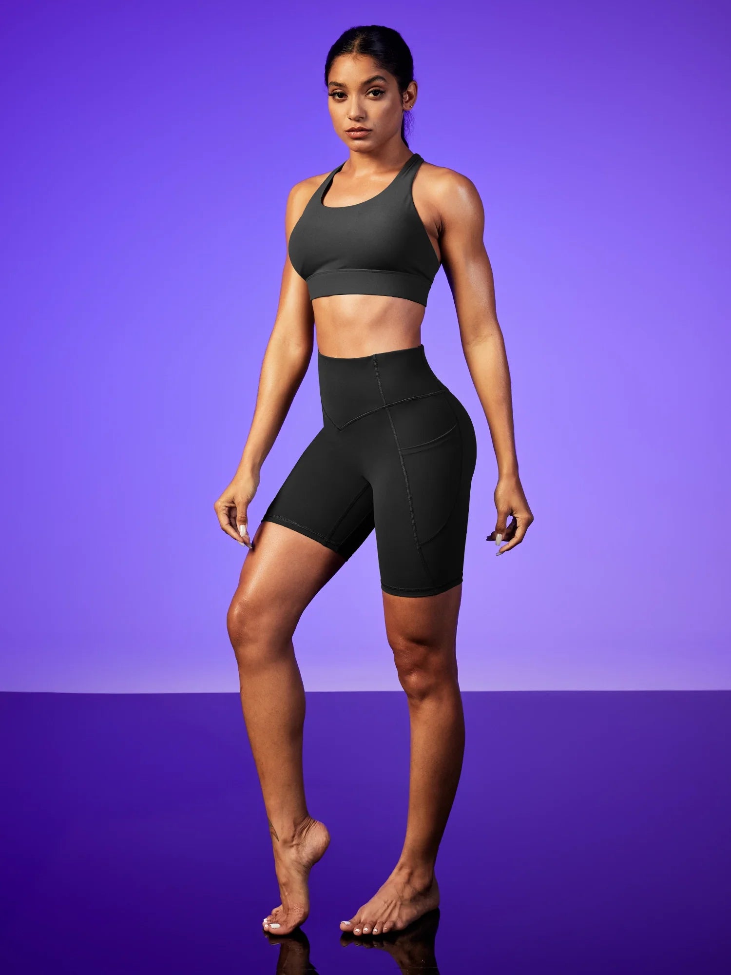 IUGA PowerTight™ Scrunch Butt Lifting Seamless Shorts 6'' - My Store