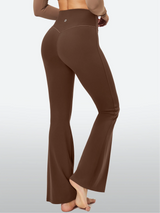 IUGA Sandwich No Front Seam Flare Yoga Pants - My Store