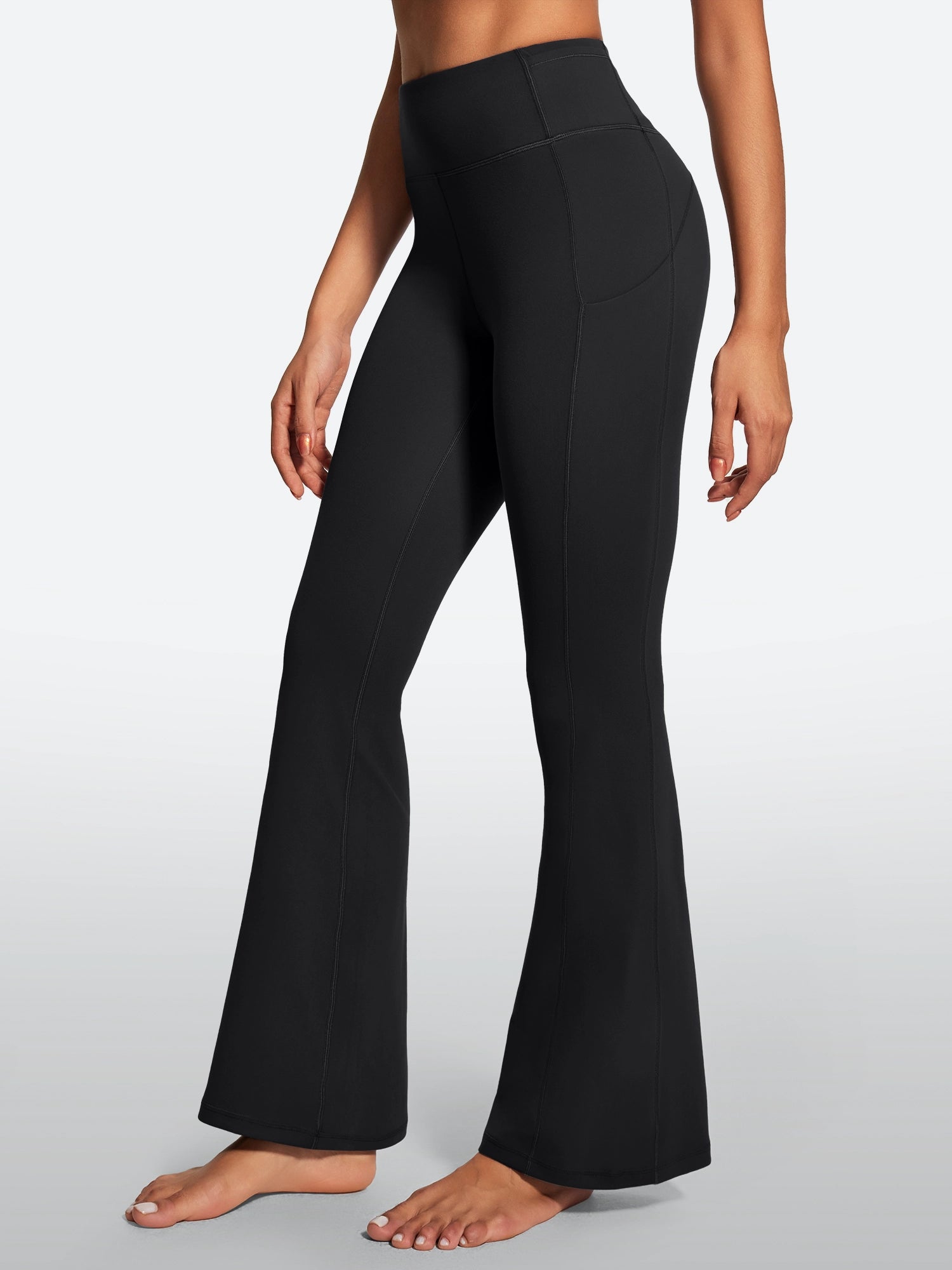 IUGA Tummy Control Bootcut Yoga Pants with Pockets