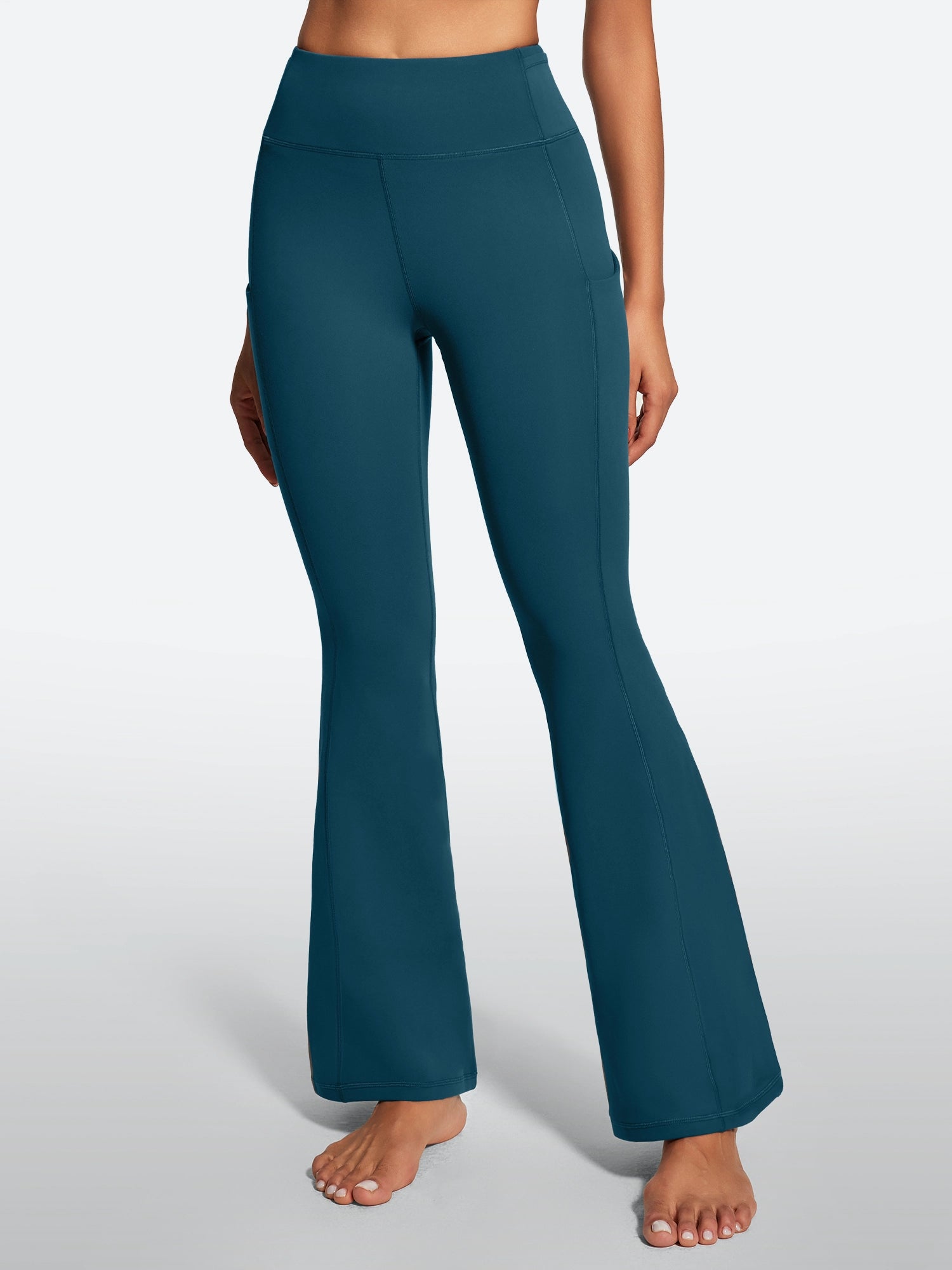 IUGA Tummy Control Bootcut Yoga Pants with Pockets