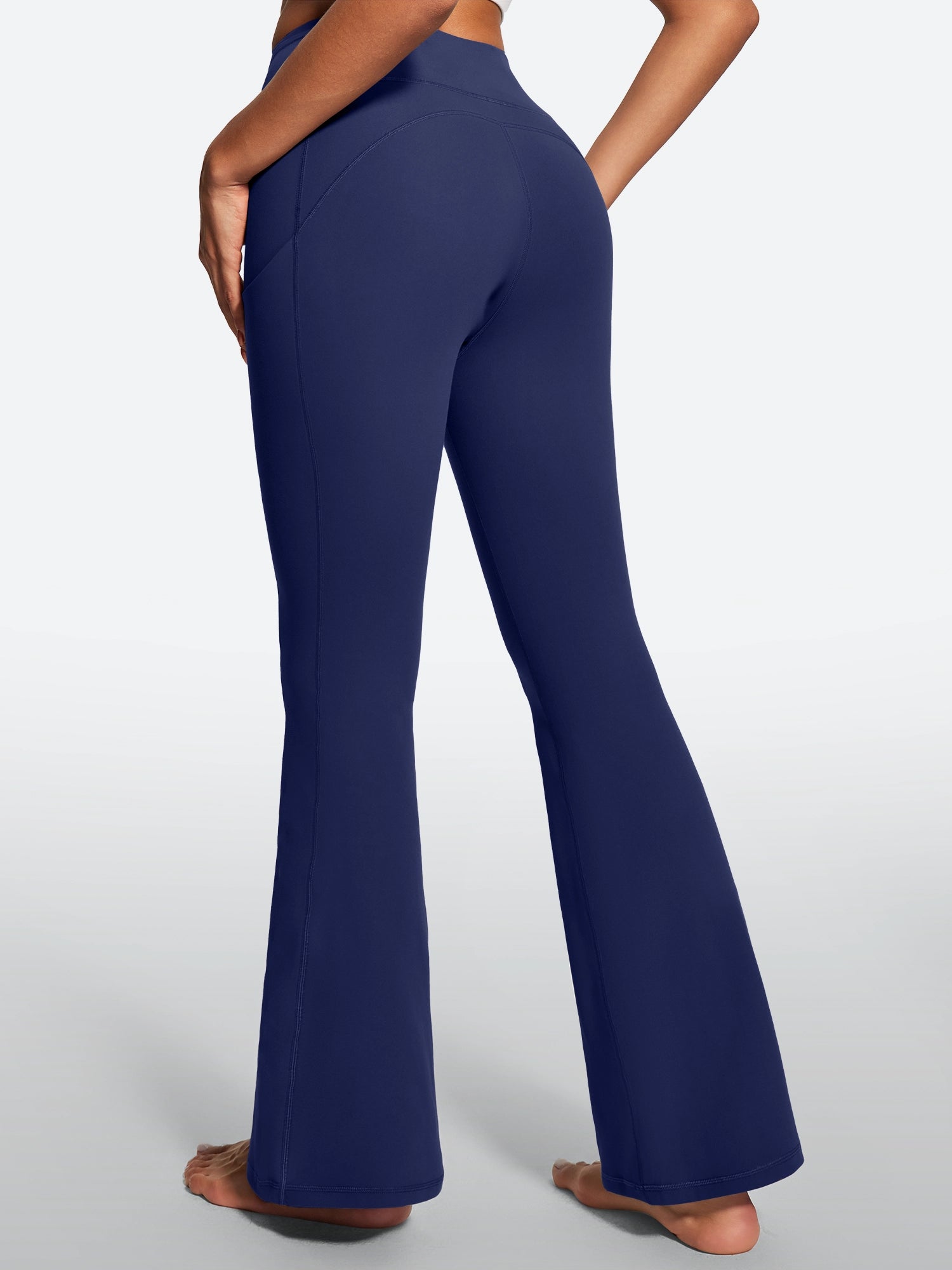 IUGA Tummy Control Bootcut Yoga Pants with Pockets