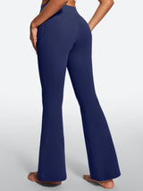IUGA Tummy Control Bootcut Yoga Pants with Pockets