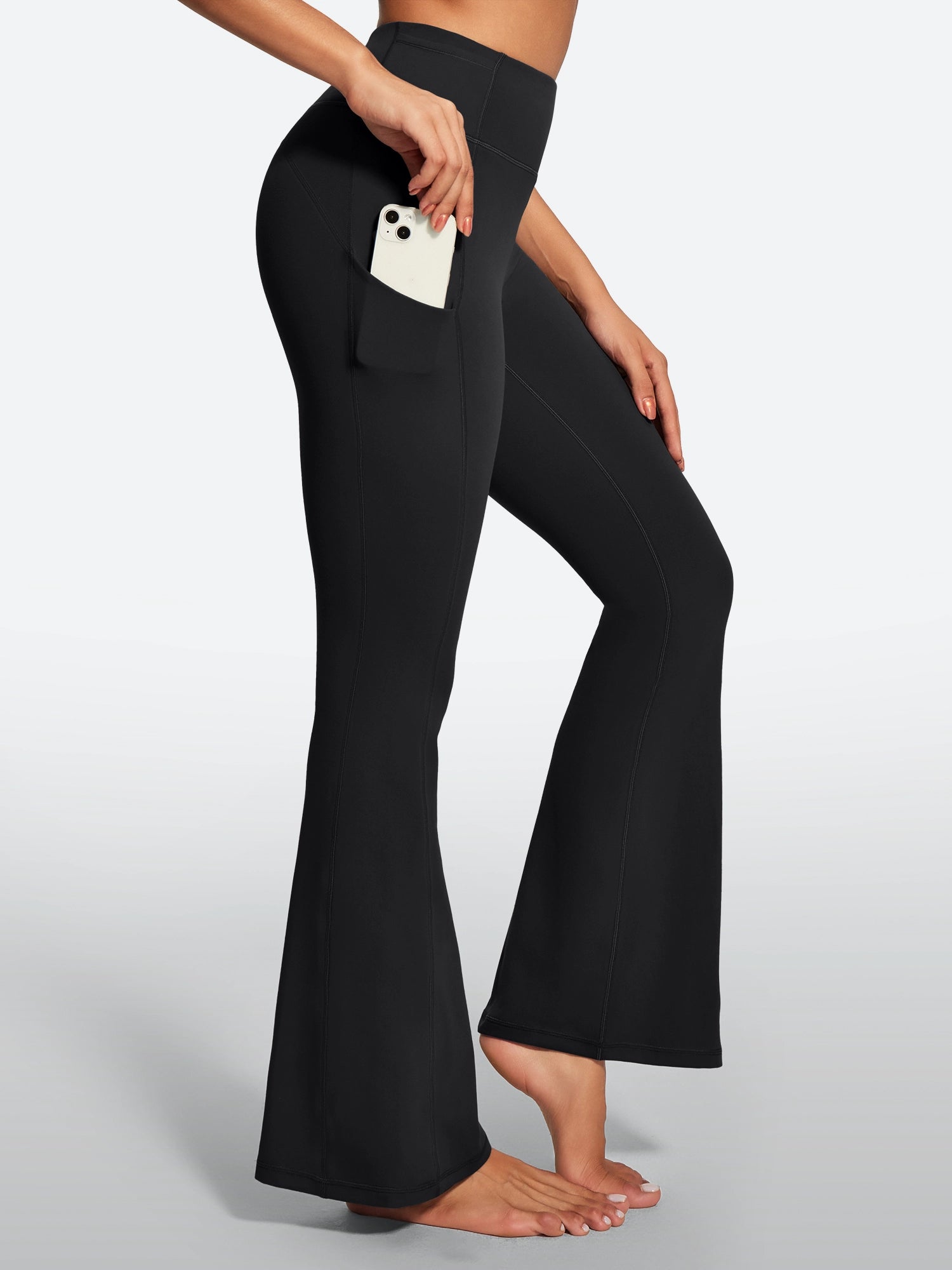 IUGA Tummy Control Bootcut Yoga Pants with Pockets