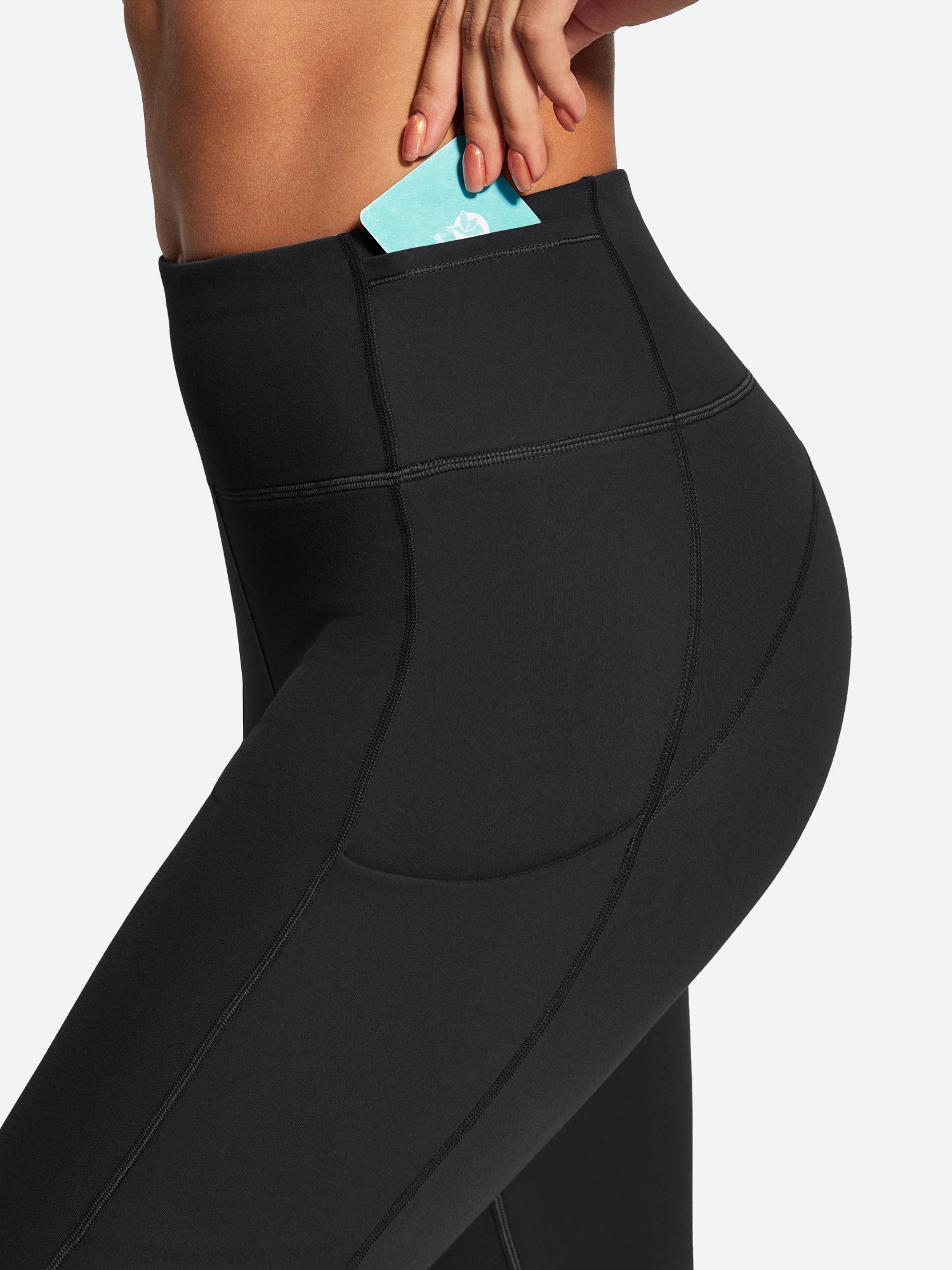 IUGA Tummy Control Bootcut Yoga Pants with Pockets