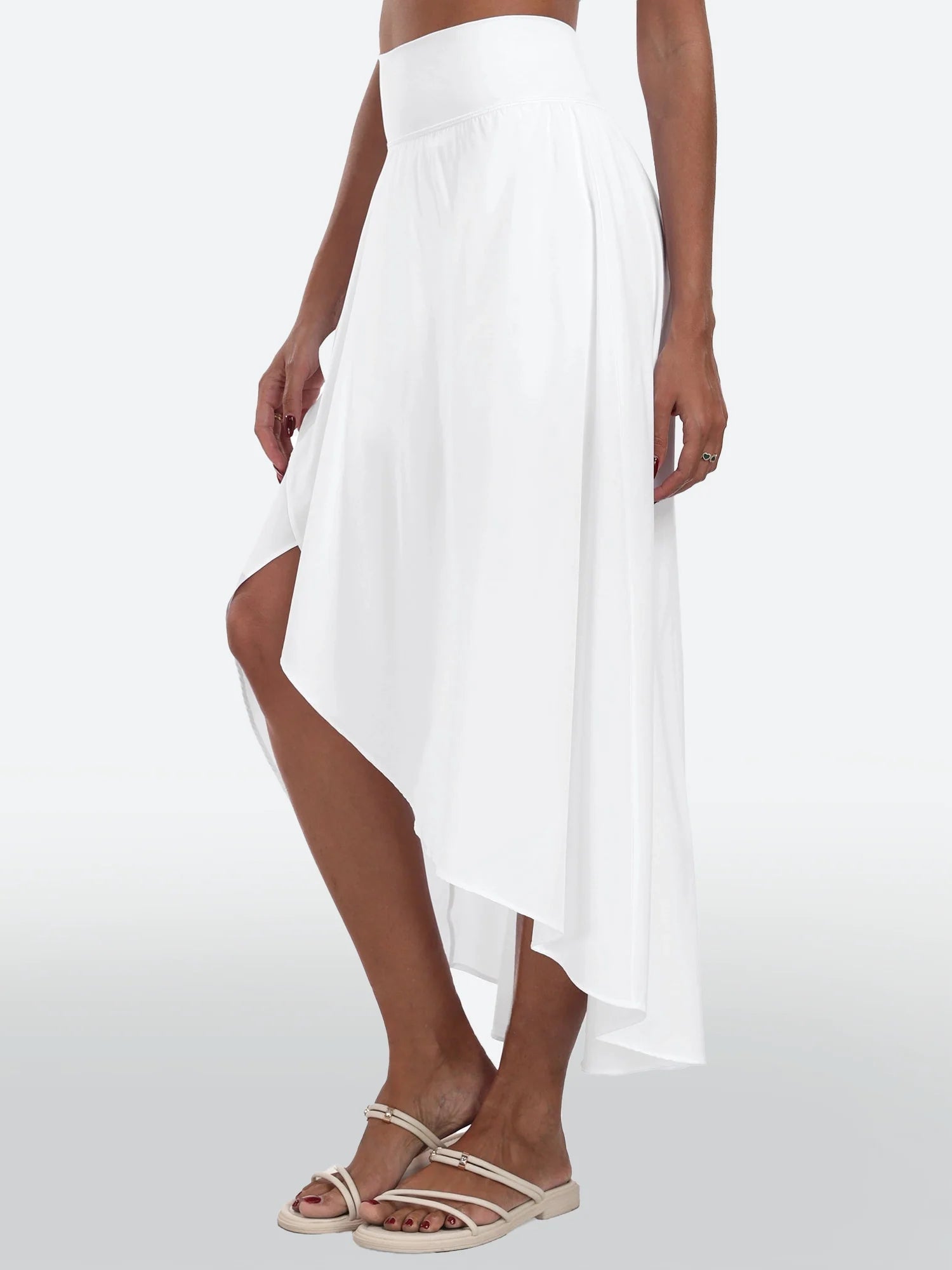 IUGA High Waist Flowy Skirts With Shorts - My Store