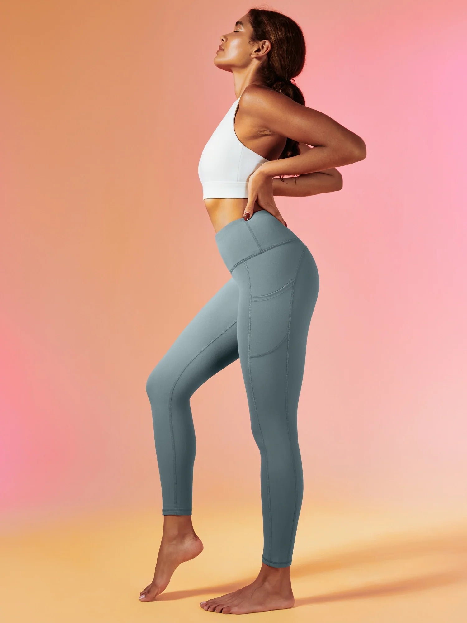 IUGA FlexTight™ High Waist Tummy Control Leggings With Pockets - IUGA