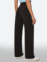 IUGA FlexDenim™ High Waist Pull On Wide Leg Jeans - IUGA