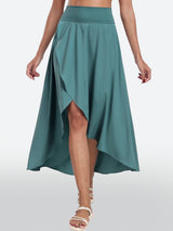 IUGA High Waist Flowy Skirts With Shorts - My Store