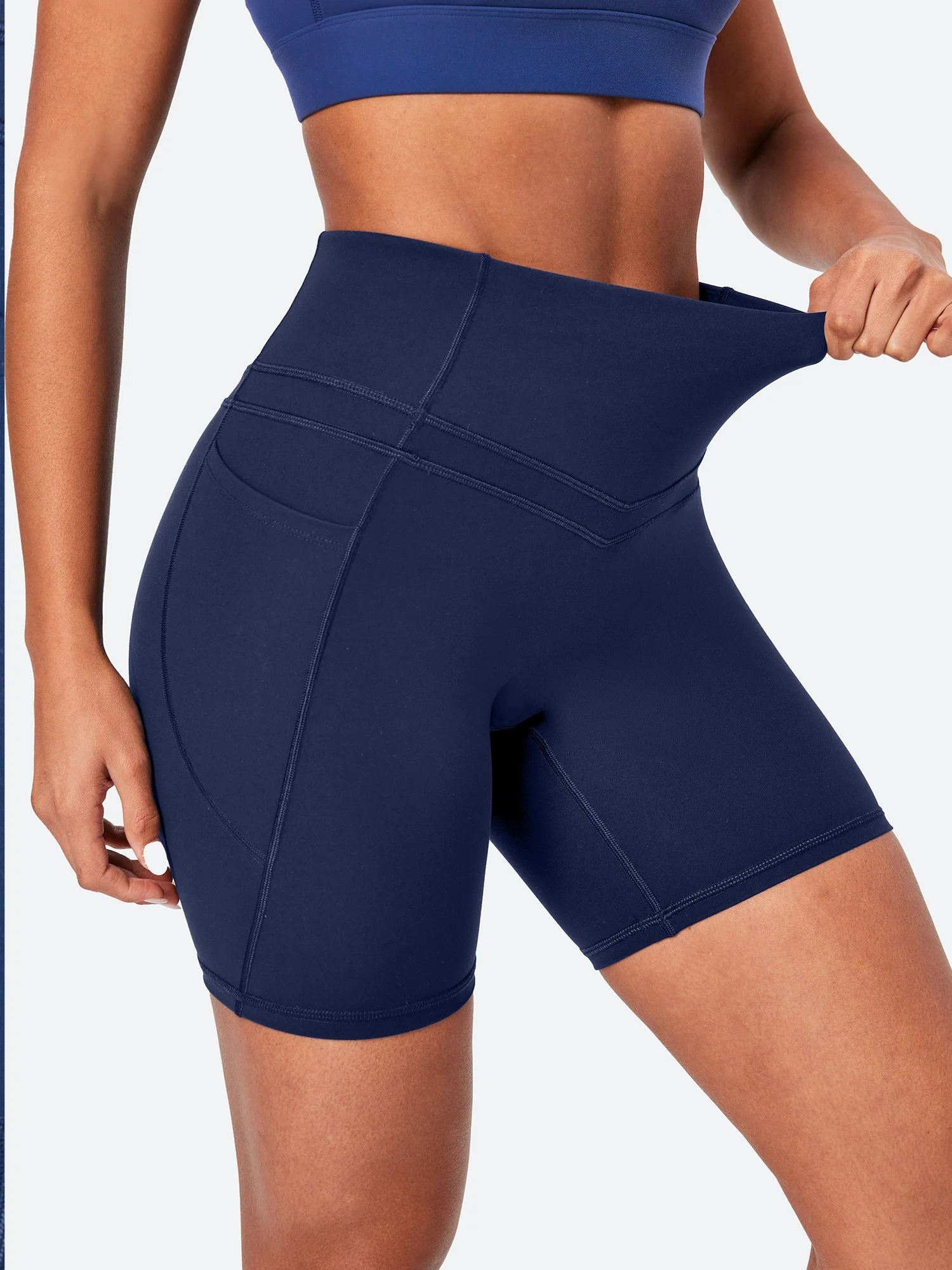 IUGA PowerTight™ 6'' Sandwich No Front Seam Shorts - My Store