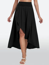 IUGA High Waist Flowy Skirts With Shorts - My Store