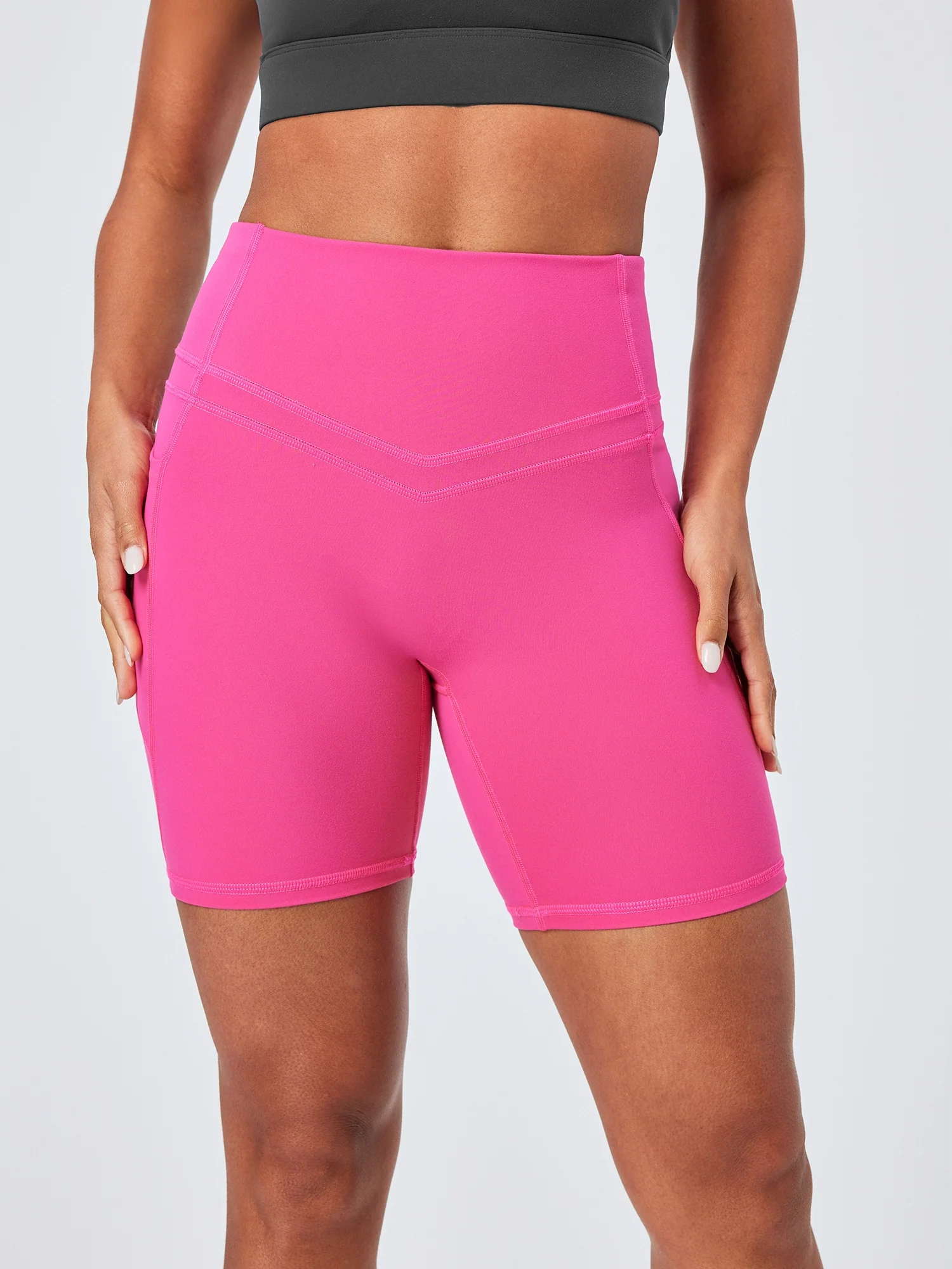 IUGA PowerTight™ 6'' Sandwich No Front Seam Shorts - My Store